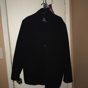 Men’s dress black coat